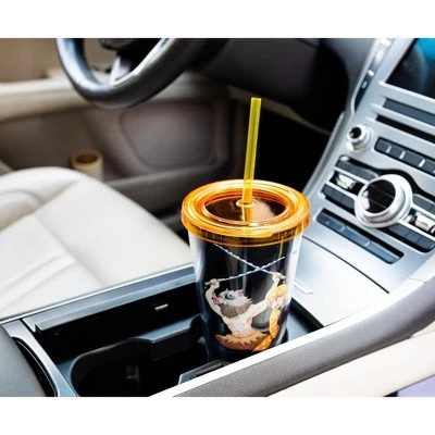 Surreal Entertainment Demon Slayer Acrylic Carnival Cup with Lid and Straw | Holds 16 Ounces - Image 3