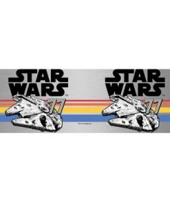 Star Wars Retro Millennium Falcon Logo Stainless Steel Tumbler w/Lid