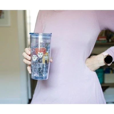 Disney Silver Buffalo Hocus Pocus Sisters Potion 20oz Double Wall Travel Tumbler - Image 2