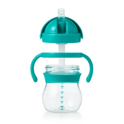 OXO Tot Transitions Straw Cup with Removable Handles - 6oz - Teal - Image 3