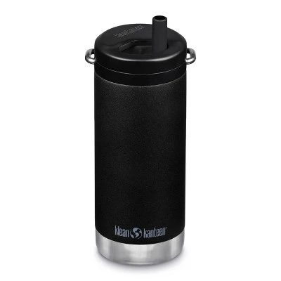 Klean Kanteen 12oz TKWide Insulated Stainless Steel Water Bottle with Twist Straw Cap Blue - Image 5