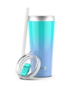 Ello Beacon 24oz Stainless Steel Tumbler - Mint/Blue Fade
