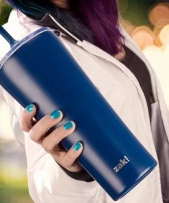 Zak Designs Zac Designs 30oz Stainless Steel Double Wall Vacuum Tumbler Indigo