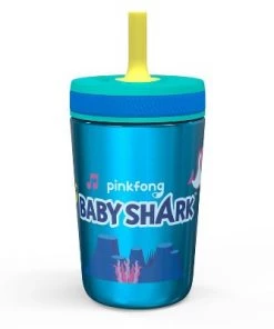 Baby Shark 12oz Stainless Steel Double Wall Kelso Tumbler - Zak Designs
