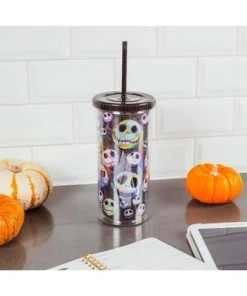 Silver Buffalo Disney The Nightmare Before Christmas Jack Skellington Faces Carnival Cup