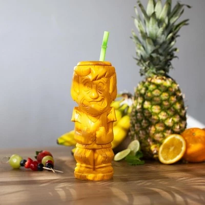 Beeline Creative Geeki Tikis Scooby-Doo Shaggy Plastic Tumbler with Straw | Holds 20 Ounces - Image 5