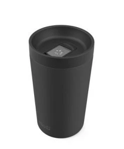 Ello Jones 11oz Vacuum Insulated Stainless Steel Travel Mug Black