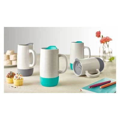 Ello Jane 18oz Ceramic Travel Mug Navy - Image 3