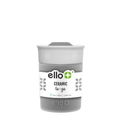 Ello Archie 12oz Ceramic Travel Mug Light Purple - Image 3