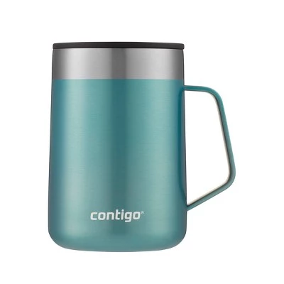 Contigo 14oz Stainless Steel Vacuum-Insulated Mug with Handle Salt - Image 16