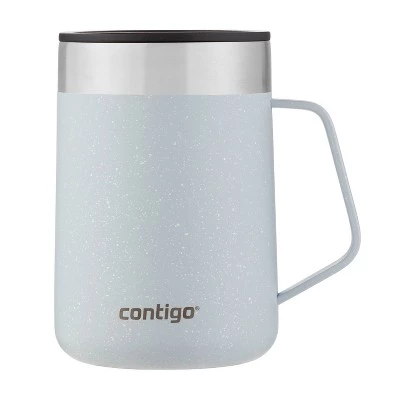 Contigo 14oz Stainless Steel Vacuum-Insulated Mug with Handle Salt - Image 18