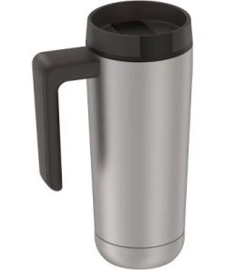 Thermos 18oz Stainless Steel Mug - Stainless with Black Lid