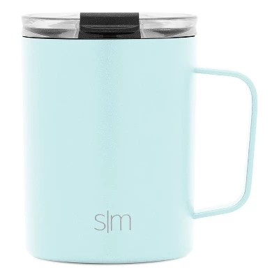 Simple Modern 12oz Stainless Steel Scout Mug with Clear Flip Lid New Ivory - Image 5