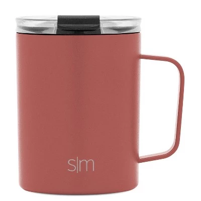 Simple Modern 12oz Stainless Steel Scout Mug with Clear Flip Lid New Ivory - Image 6