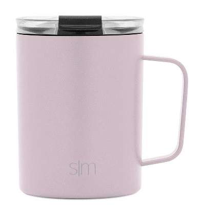 Simple Modern 12oz Stainless Steel Scout Mug with Clear Flip Lid New Ivory - Image 8