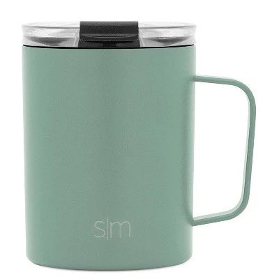 Simple Modern 12oz Stainless Steel Scout Mug with Clear Flip Lid New Ivory - Image 9
