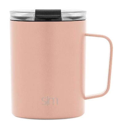 Simple Modern 12oz Stainless Steel Scout Mug with Clear Flip Lid New Ivory - Image 12