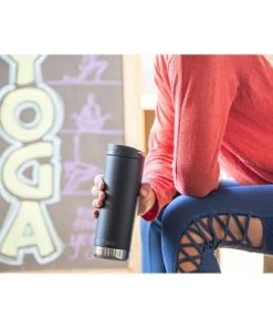 Klean Kanteen 16oz TKWide Insulated Stainless Steel Water Bottle with Cafe Cap Off-white