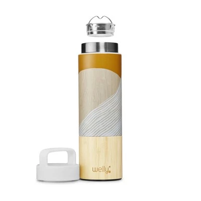 Welly Bottle Welly 18oz Vacuum Insulated Stainless Steel Wide Mouth Water Bottle Terrazzo