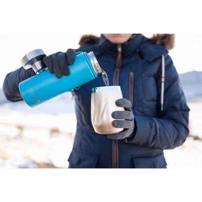 EcoVessel PORT 10oz Insulated Stainless Steel Stemless Wine Glass / Whiskey / Cocktail Tumbler Rose Gold - Image 4