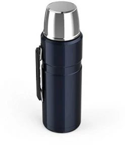Thermos Stainless King 2-Liter/68-Ounce Beverage Bottle, Midnight Blue