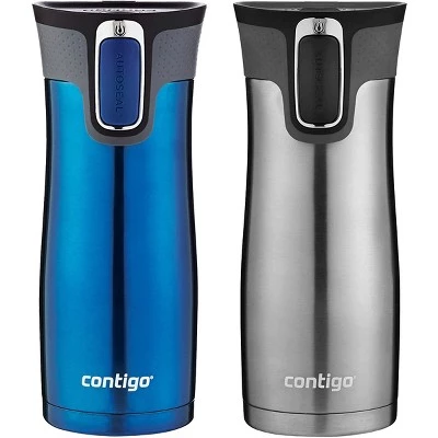 Contigo 16 oz. West Loop 2.0 Insulated Stainless Steel Travel Mug - 2-Pack - Image 4