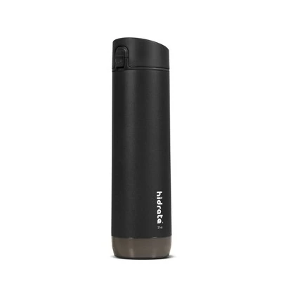 Hidrate Spark HidrateSpark PRO 21oz Vacuum Insulated Stainless Steel Bluetooth Smart Water Bottle with Chug Lid Black - Image 5
