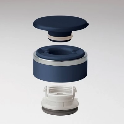 Zojirushi Stainless Steel 16oz. Travel Mug with Tea Leaf Filter SM-JTE46 - Deep Blue