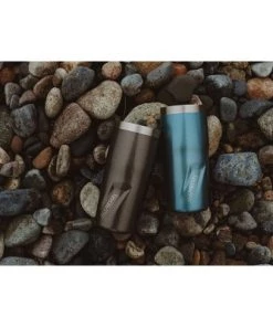 EcoVessel 16oz Metro Insulated Stainless Steel Tumbler and Travel Mug - Gray