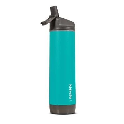 Hidrate Spark HidrateSpark PRO 21oz Vacuum Insulated Stainless Steel Bluetooth Smart Water Bottle with Straw Lid Black - Image 8