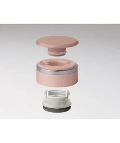 Zojirushi Stainless Steel 16oz. Travel Mug with Tea Leaf Filter SM-JTE46 - Pink Champagne