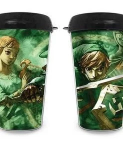 Just Funky The Legend of Zelda Link and Zelda Travel Mug