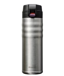 Kyocera Stainless Steel 17 Ounce Flip Top Ceramic Insulated Travel Mug