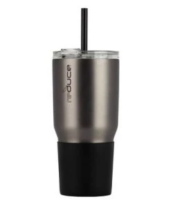Reduce 34oz Cold1 Insulated Stainless Steel Straw Tumbler with Silicone Grip Glacier