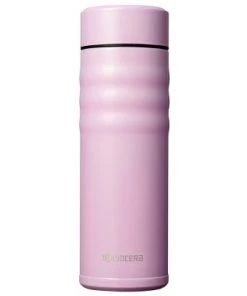 Kyocera Twist Cotton Candy Pink Ceramic 17 Ounce Insulated Hot & Cold Travel Mug