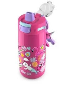 Ello 12oz Stainless Steel Colby Pop! Water Bottle with Fidget Toy Gaming