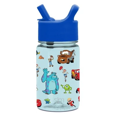 12oz Plastic Tritan Summit Kids Water Bottle with Straw - Simple Modern Pixar - Image 3