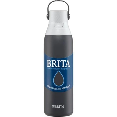 Brita 20oz Premium Double-Wall Stainless Steel Insulated Filtered Water Bottle Purple - Image 5