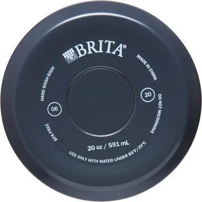 Brita 20oz Premium Double-Wall Stainless Steel Insulated Filtered Water Bottle Purple - Image 7