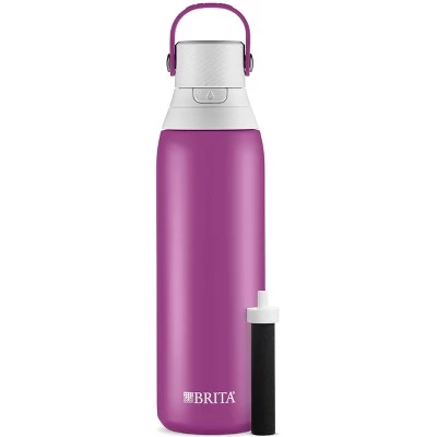 Brita 20oz Premium Double-Wall Stainless Steel Insulated Filtered Water Bottle Purple - Image 13