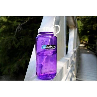 Nalgene 32oz Wide Mouth Water Bottle Gray - Image 4