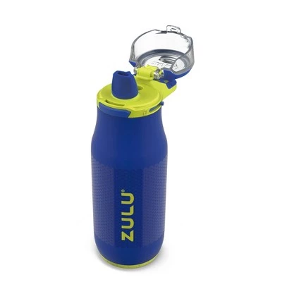 Zulu Chase 14oz Stainless Steel Water Bottle Blue