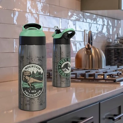 Jurassic World 3 19oz Stainless Steel Double Wall Water Bottle - Zak Designs - Image 4