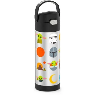 Thermos 16oz FUNtainer Water Bottle with Bail Handle - The Mandalorian