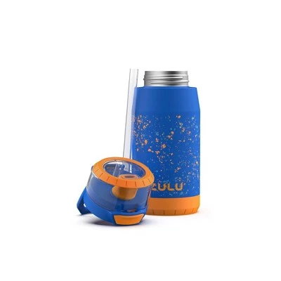 Zulu 12oz Flex Stainless Steel Water Bottle Blue/orange - Image 2