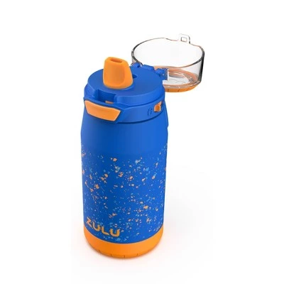 Zulu 12oz Flex Stainless Steel Water Bottle Blue/orange - Image 3
