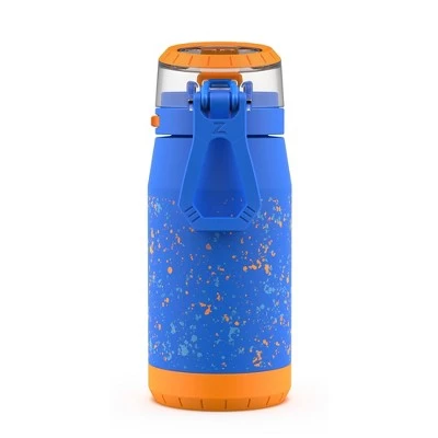 Zulu 12oz Flex Stainless Steel Water Bottle Blue/orange - Image 4