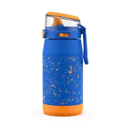 Zulu 12oz Flex Stainless Steel Water Bottle Blue/orange - Image 5
