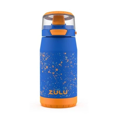 Zulu 12oz Flex Stainless Steel Water Bottle Blue/orange - Image 6
