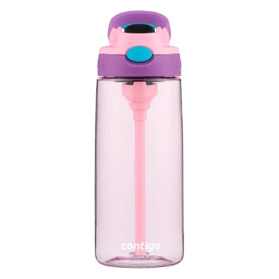 Contigo 20oz Plastic Cleanable Kids' Water Bottle Strawberry Cream - Image 8